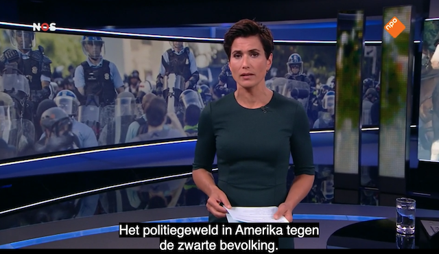 NOS 2 juni politiegeweld tegen zwarte bevolking