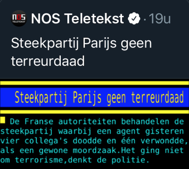 steekpartij parijs